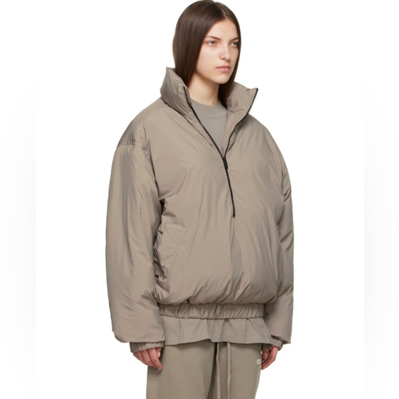 ESSENTIALS FEAR OF GOD zip-up puffer jacket - Picture 2 of 10